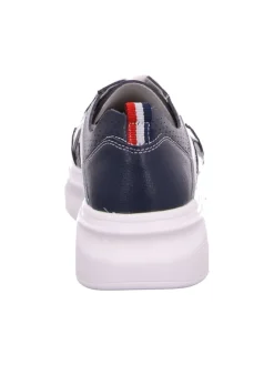 Schnürhalbschuh in blau