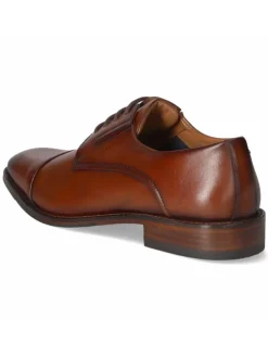 Schnürhalbschuh in braun