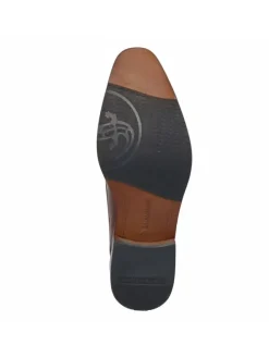 Schnürhalbschuh in braun