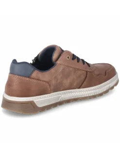 Schnürhalbschuh in braun