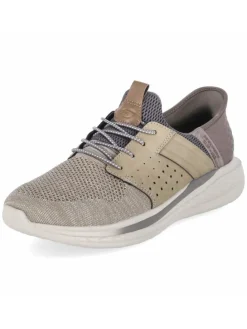 Schnürhalbschuh in grau