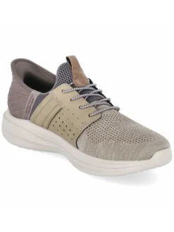 Schnürhalbschuh in grau