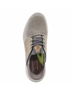 Schnürhalbschuh in grau