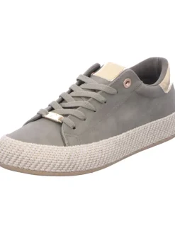 Schnürhalbschuh in grün