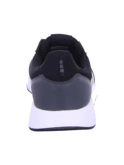 Schnürhalbschuh in schwarz