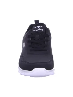 Schnürhalbschuh in schwarz