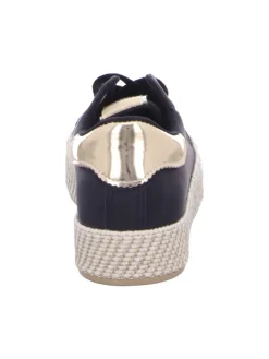 Schnürhalbschuh in schwarz