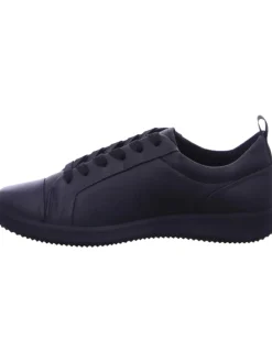 Schnürhalbschuh in schwarz