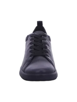 Schnürhalbschuh in schwarz