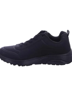 Schnürhalbschuh in schwarz