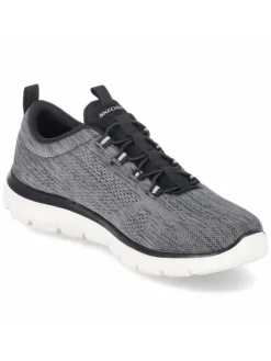 Schnürhalbschuh in schwarz