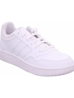 Schnürhalbschuh in weiß