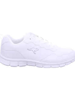 Schnürhalbschuh in weiß