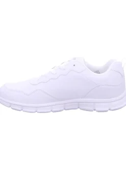 Schnürhalbschuh in weiß