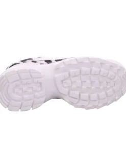 Schnürhalbschuh in weiß