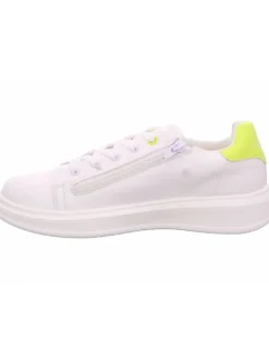 Schnürhalbschuh in weiß