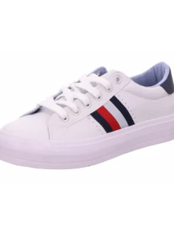 Schnürhalbschuh in weiß