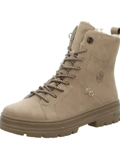 Schnürschuh in beige