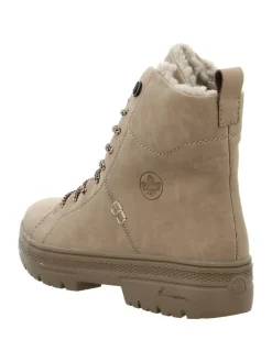 Schnürschuh in beige