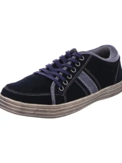 Schnürschuh in blau