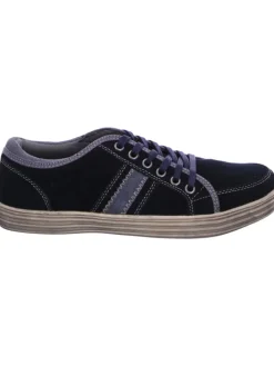 Schnürschuh in blau