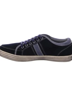 Schnürschuh in blau