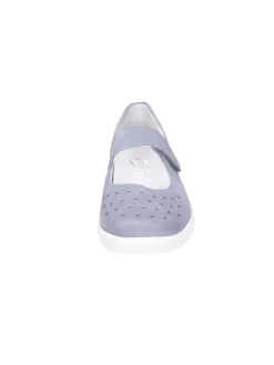 Schnürschuh in blau