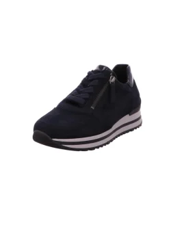 Schnürschuh in blau