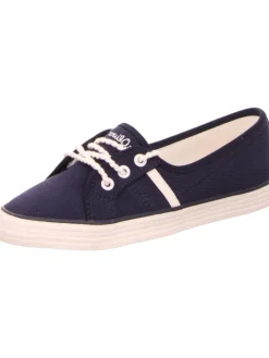 Schnürschuh in blau