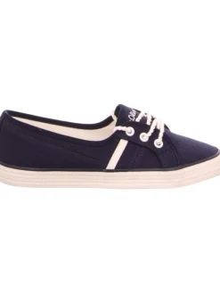 Schnürschuh in blau