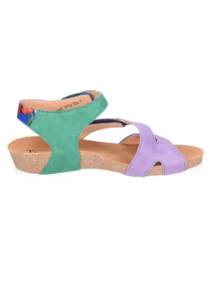 Schnürschuh in blau