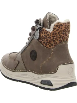 Schnürschuh in braun