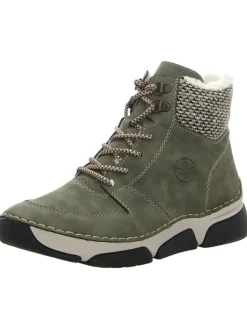 Schnürschuh in grün