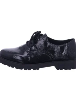 Schnürschuh in schwarz