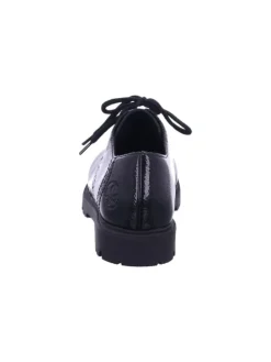 Schnürschuh in schwarz