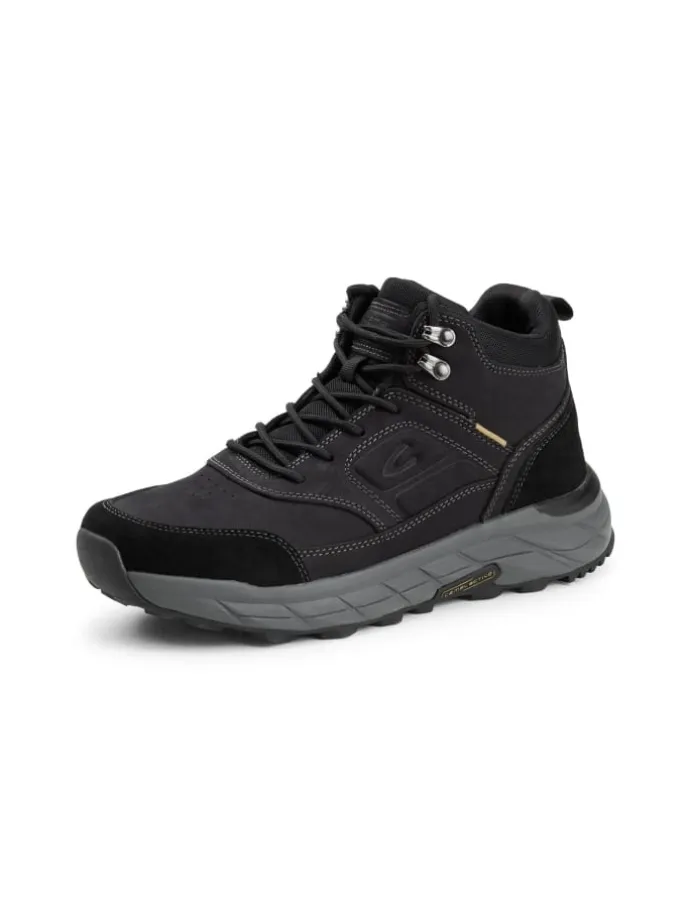 Schnürschuh mit Gripsohle in Schwarz