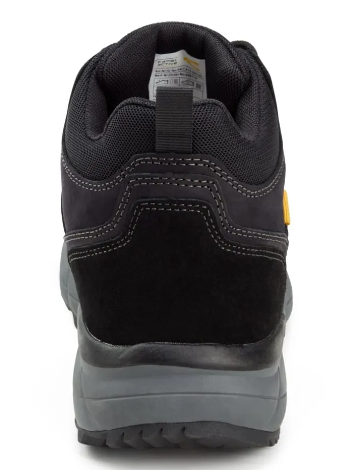 Schnürschuh mit Gripsohle in Schwarz