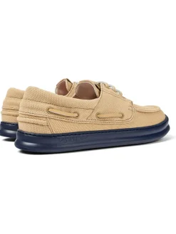 Schnürschuhe in Beige