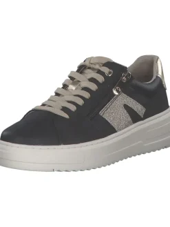 Schnürschuhe in black comb