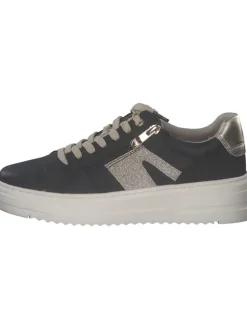 Schnürschuhe in black comb