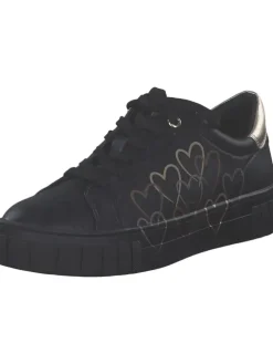 Schnürschuhe in black comb