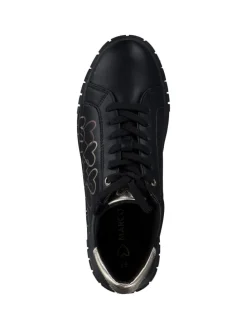 Schnürschuhe in black comb