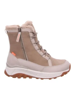 Schnürschuhe in crema/camel/ginger