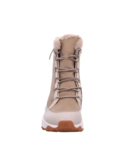 Schnürschuhe in crema/camel/ginger