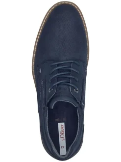 Schnürschuhe in Dunkelblau