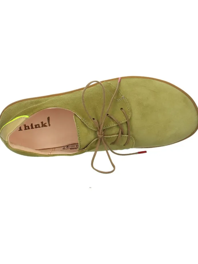 Schnürschuhe in Khaki