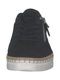 Schnürschuhe in NAVY NUBUC