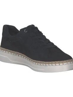 Schnürschuhe in NAVY NUBUC