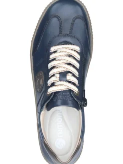 Schnürschuhe in pazifik/bronze/pazifik