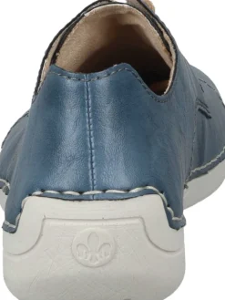 Schnürschuhe in royal/smaragd/gelb